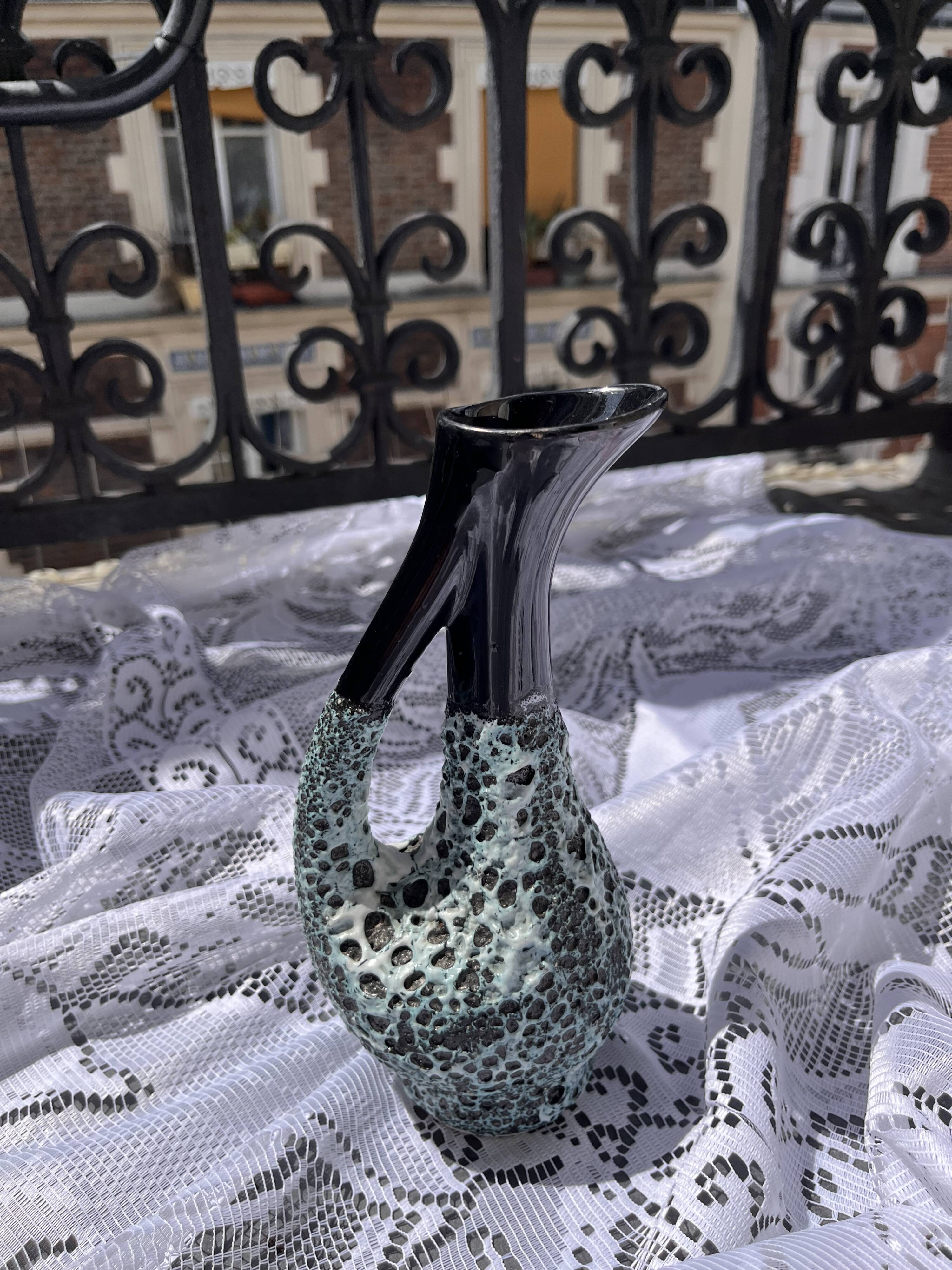 Vintage “Fat Lava” Vase