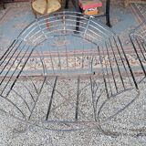 Paire de fauteuils metal
