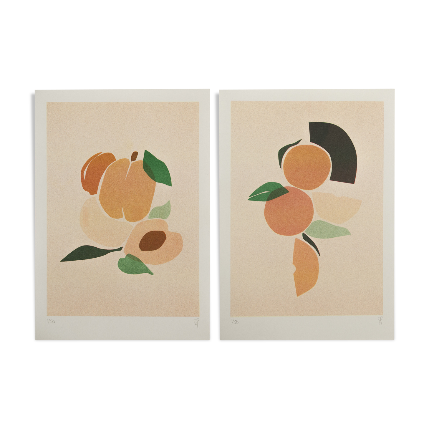 Duo apricot, orange A4