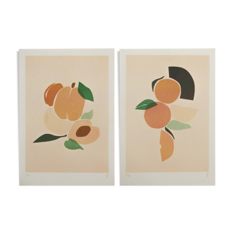 Duo apricot, orange A4