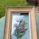 Fixed painting under glass signed H.Garnier