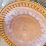 Vintage ceramic plate pair honey - Kera Vitral, Czechoslovakia