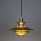 Lampe suspendue vintage danoise Lotus par Kurt Wiborg, Jeka, années 1980.