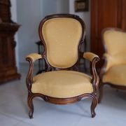 Napoleon III salon set – sofa and 2 armchairs, 19th century