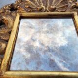 Golden cornucopia mirror