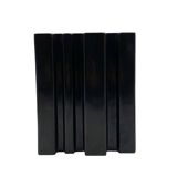 Angelo Mangiarotti, Space age brown ceramic vase, Fratelli Brambilla Italy ca. 1968