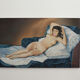 Huile sur toile Nu féminin