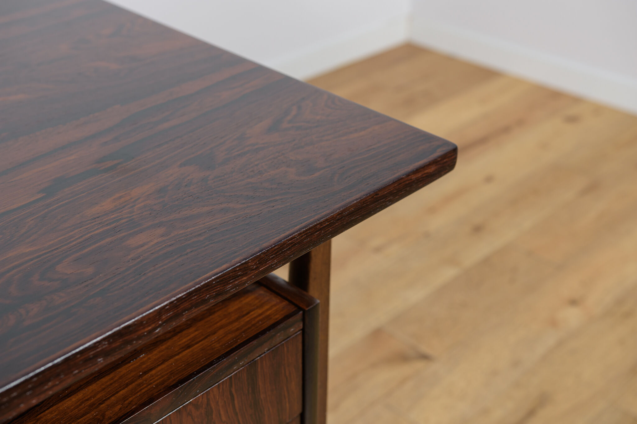 Mid-Century Rosewood Desk by Gunnar Nielsen Tibergaard for Tibergaard, Denmark, 1960s