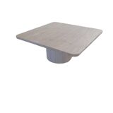 Kalia Square Coffee Table – Natural Travertine
