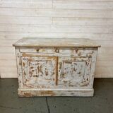 White patinated buffet