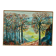 Original Swedish vintage oil on canvas – "Autumn Trees"