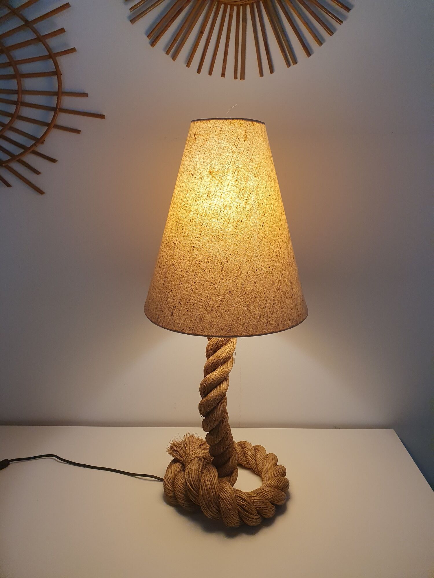 Artisanal rope lamp 60/79