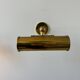 Pair of vintage adjustable wall lights, solid brass, France 1950