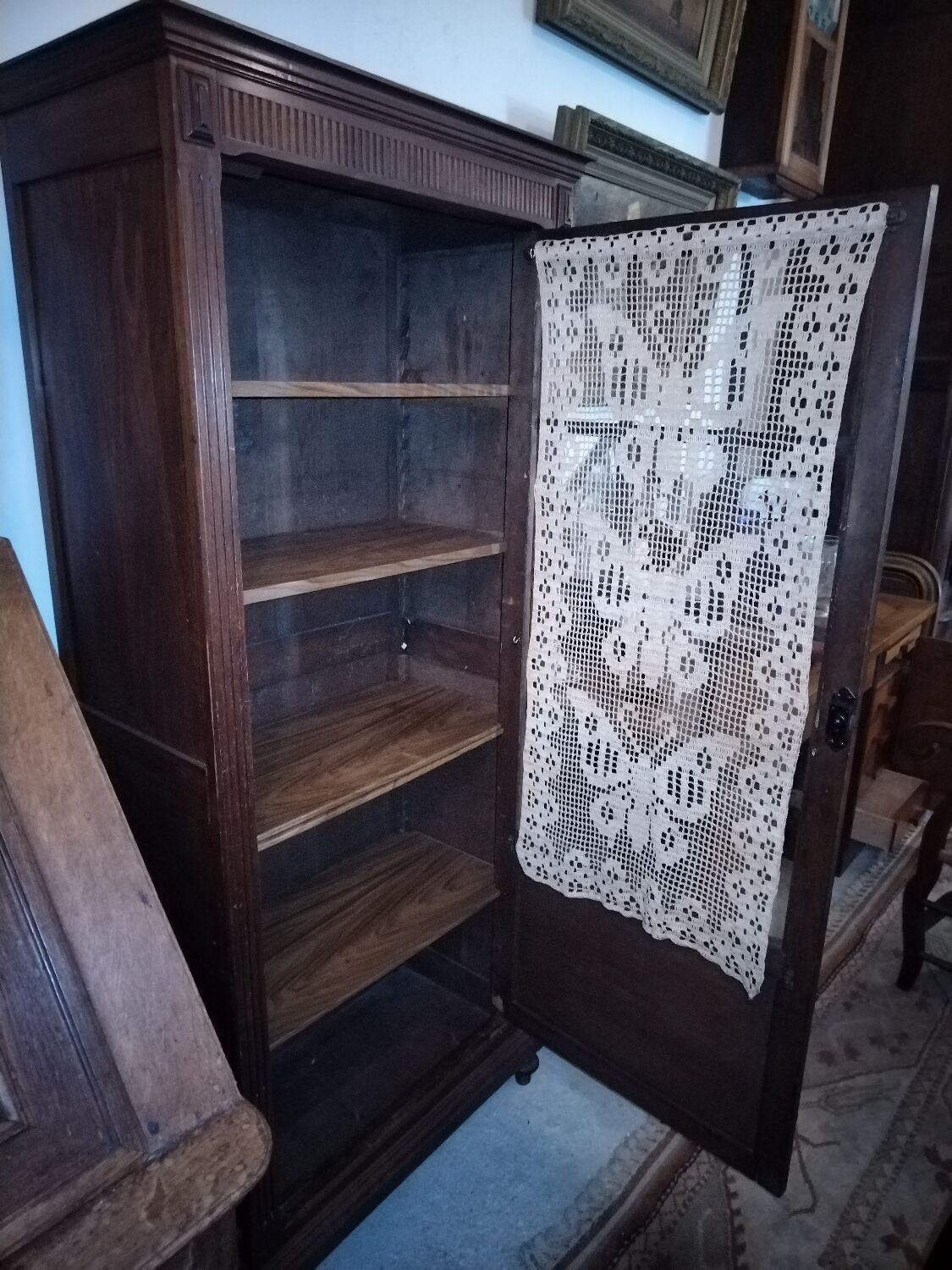 Parisian glass cabinet