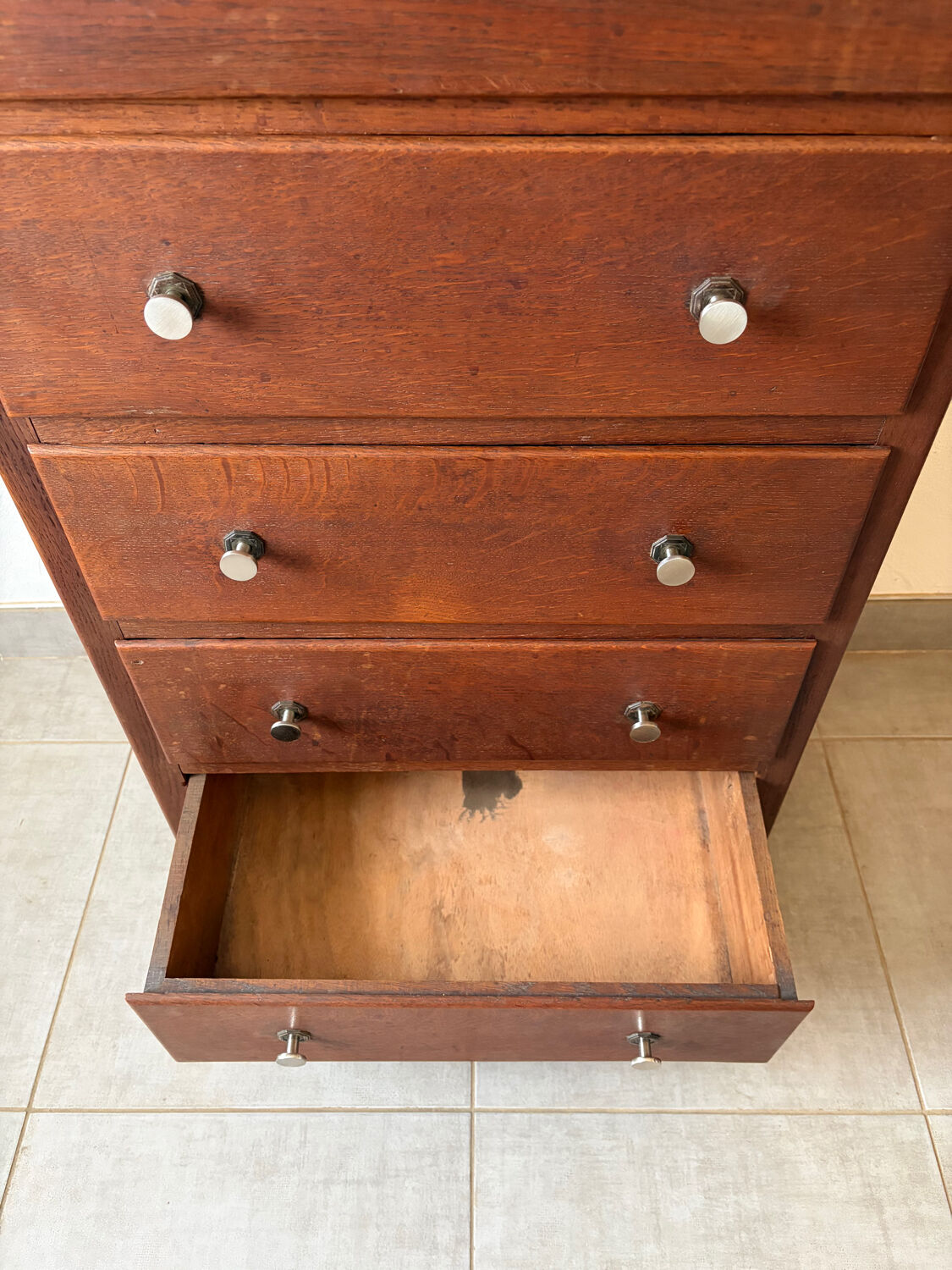 Vintage tall chest of drawers