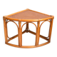 Rattan corner cabinet