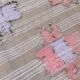 Handira beige moroccan rug