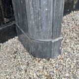 Half-moon Louis XVI Style Fireplace In Turquin Blue Marble Circa 1900