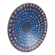 Large Mid-Century Modern German Studio Pottery Decorative Wall Plate by Eva Fritz-Lindner for Karlsruher Majolika, 1960s