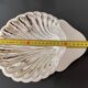 Large shell dish in silver metal Christofle Fleuron