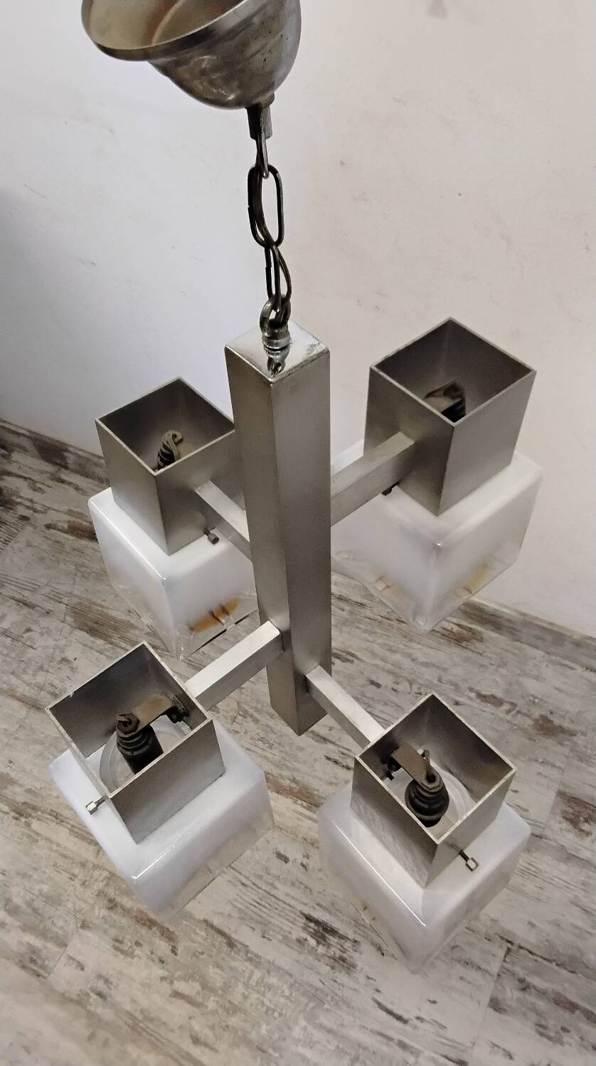 Vintage Cubic Chandelier