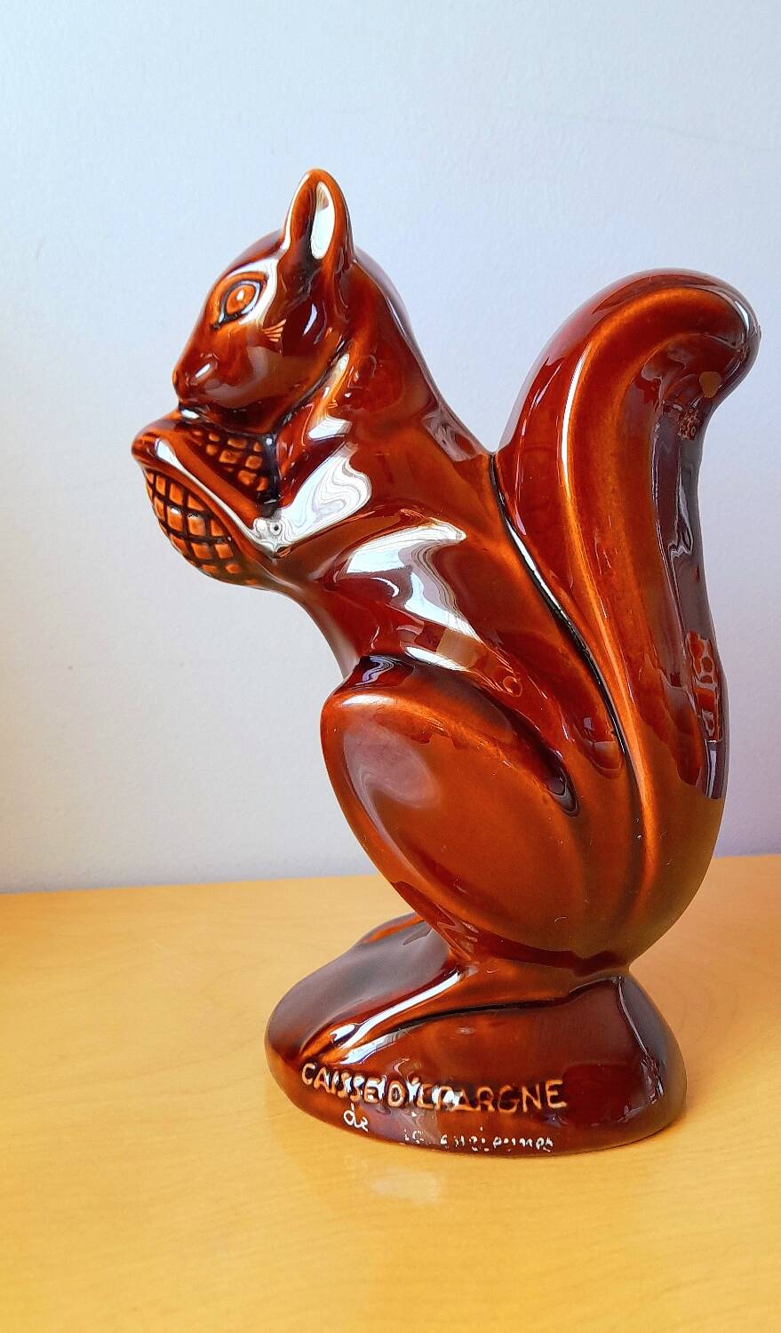 Advertising piggy bank squirrel savings bank