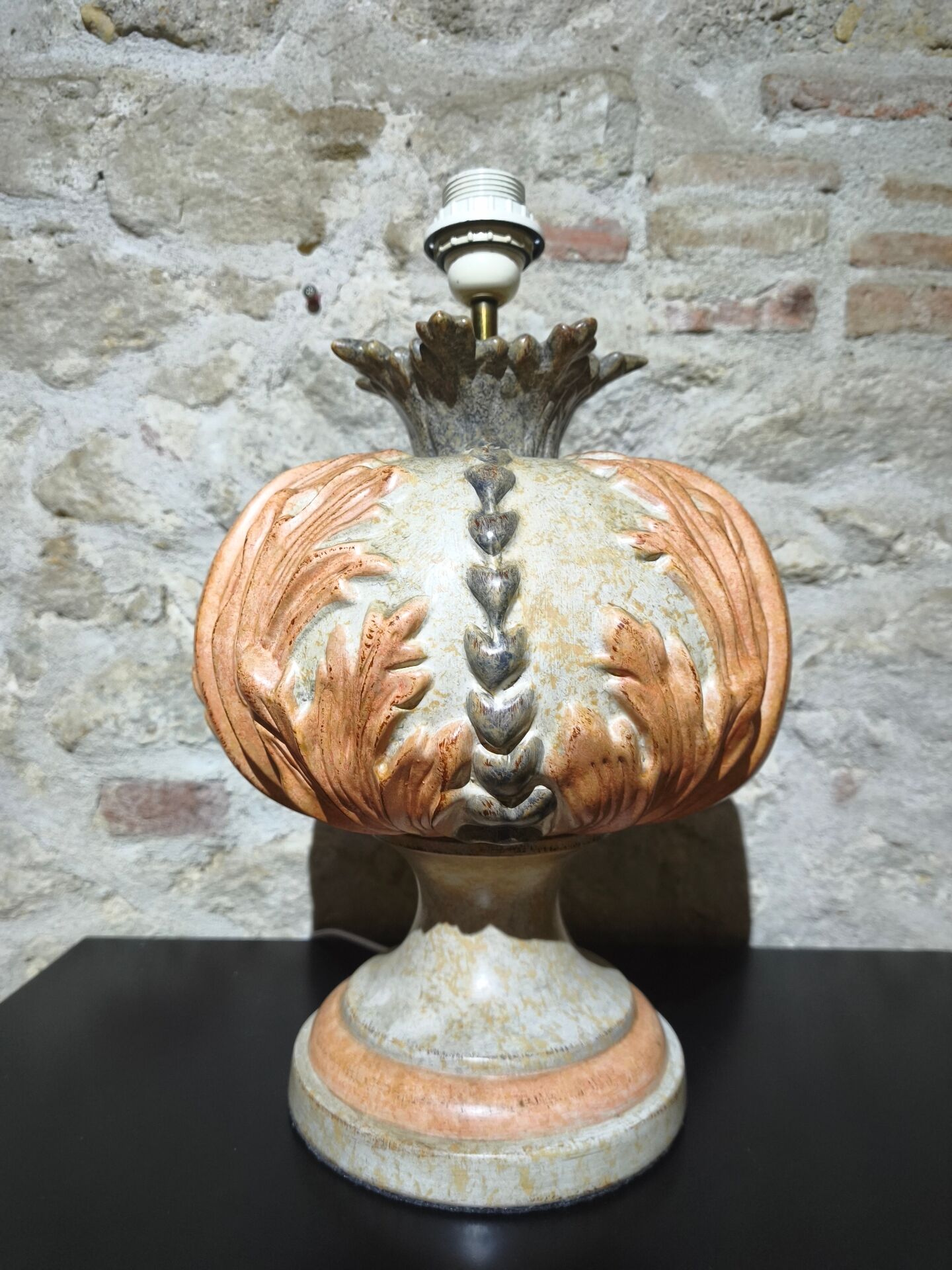 Neoclassical Urn Lamp Roche Bobois - Vintage 70s - Refurbished