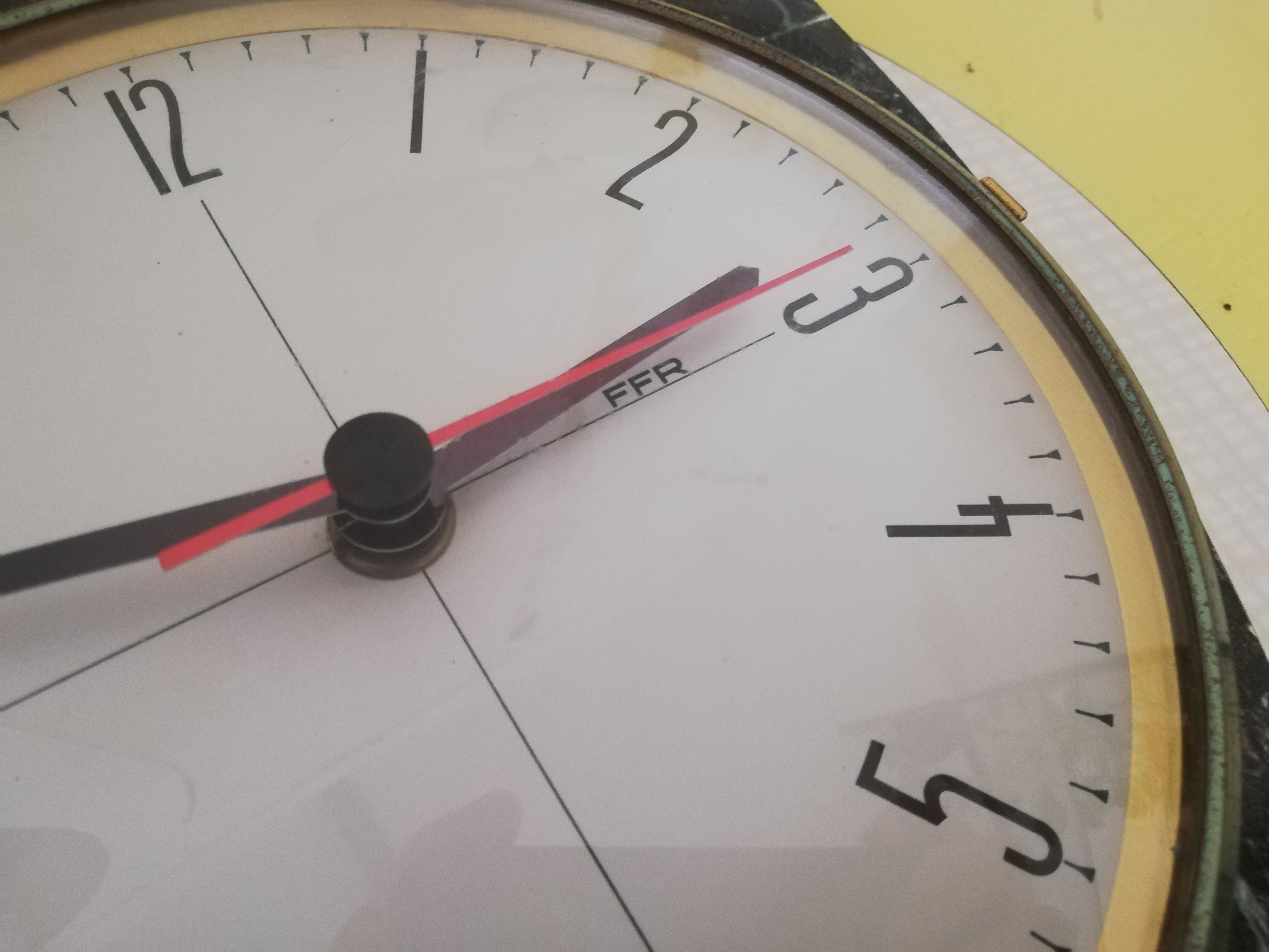 Seventies vintage formica clock