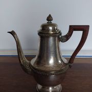 Théière en métal argenté Vintage