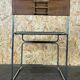 60s 70s steel suede vintage chair Giovanni Carini Planula Libellula
