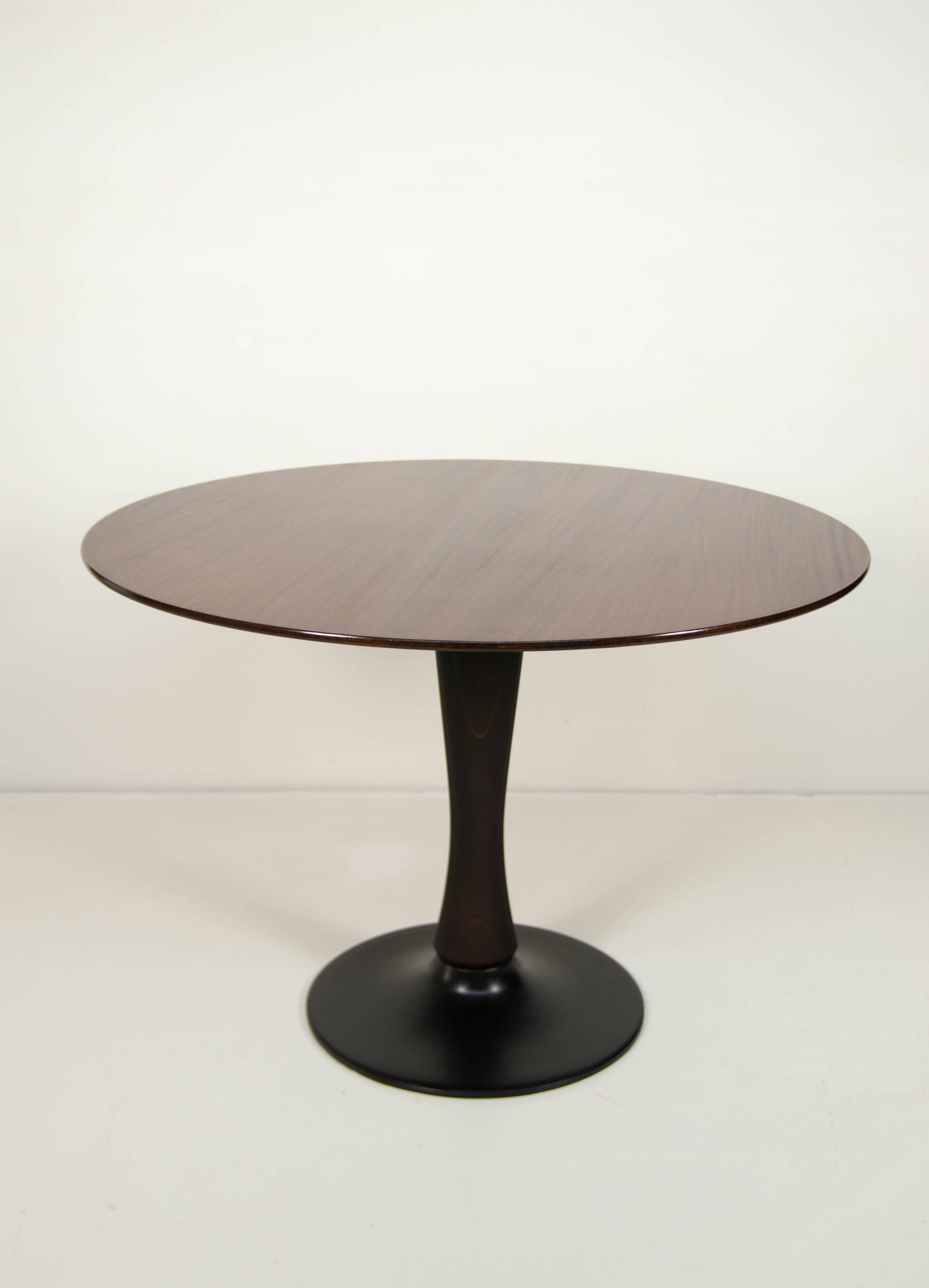 Mid-Century Pedestal Table by Dřevotvar Jablonné, 1960s, Restored