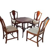 Ensemble de thé, table et 4 chaises, années 50