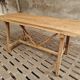 Old work table kitchen island bar table oak