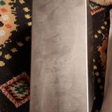 70s brushed steel magazine rack