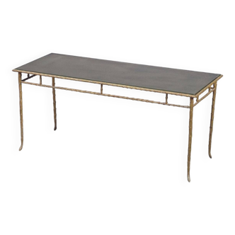 Table basse en bronze 20eme siècle