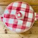 Tureen faience new pattern tiles bordeaux