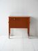 Chariot de rangement scandinave vintage en acajou