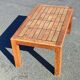 Wood stoneware coffee table