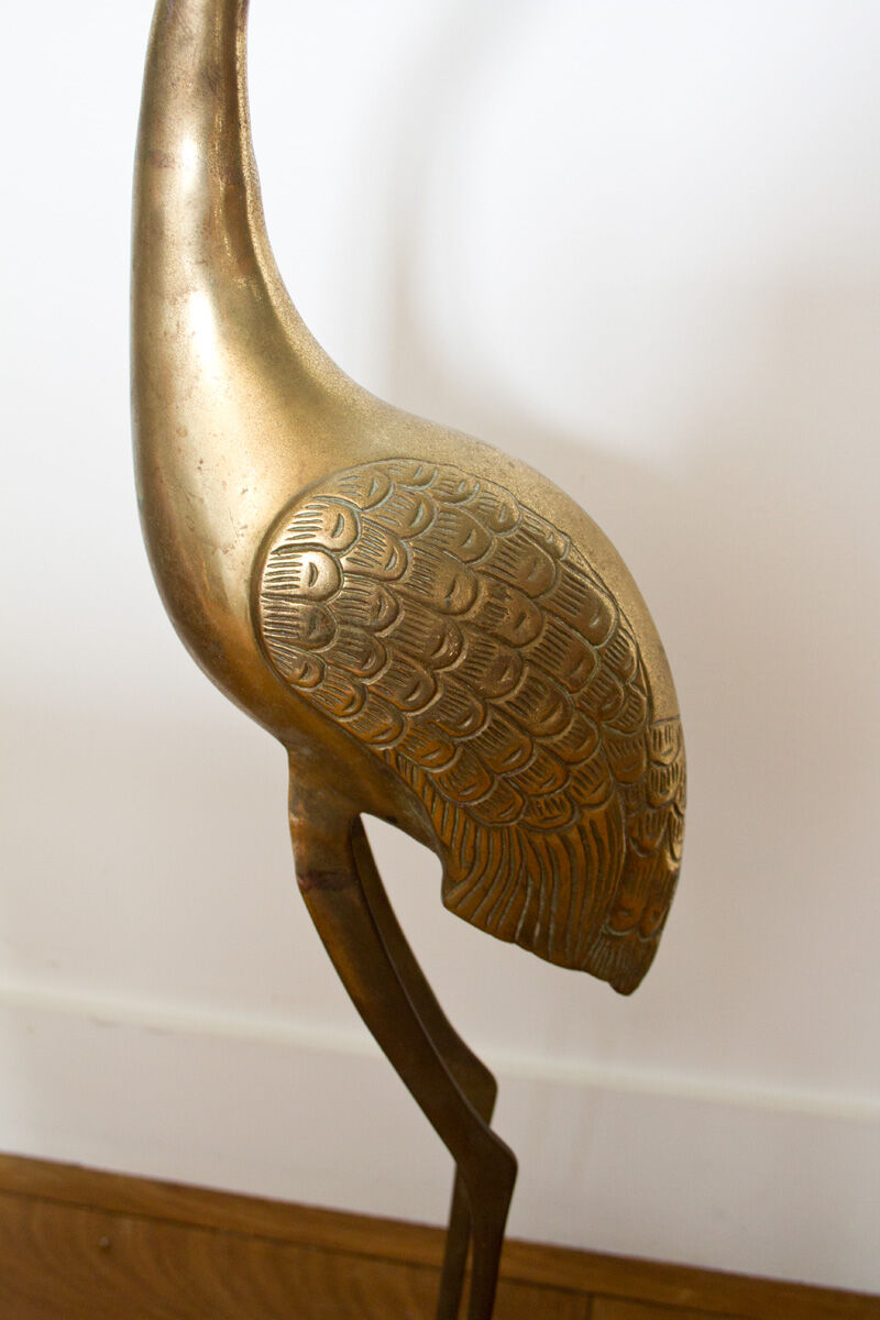 Brass heron