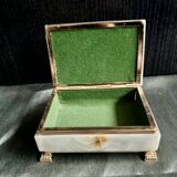 Onyx catchall box from the 1960s, vintage Italy.