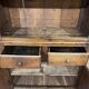 4-door buffet in chestnut from the late 19th century, originating from an old shop.