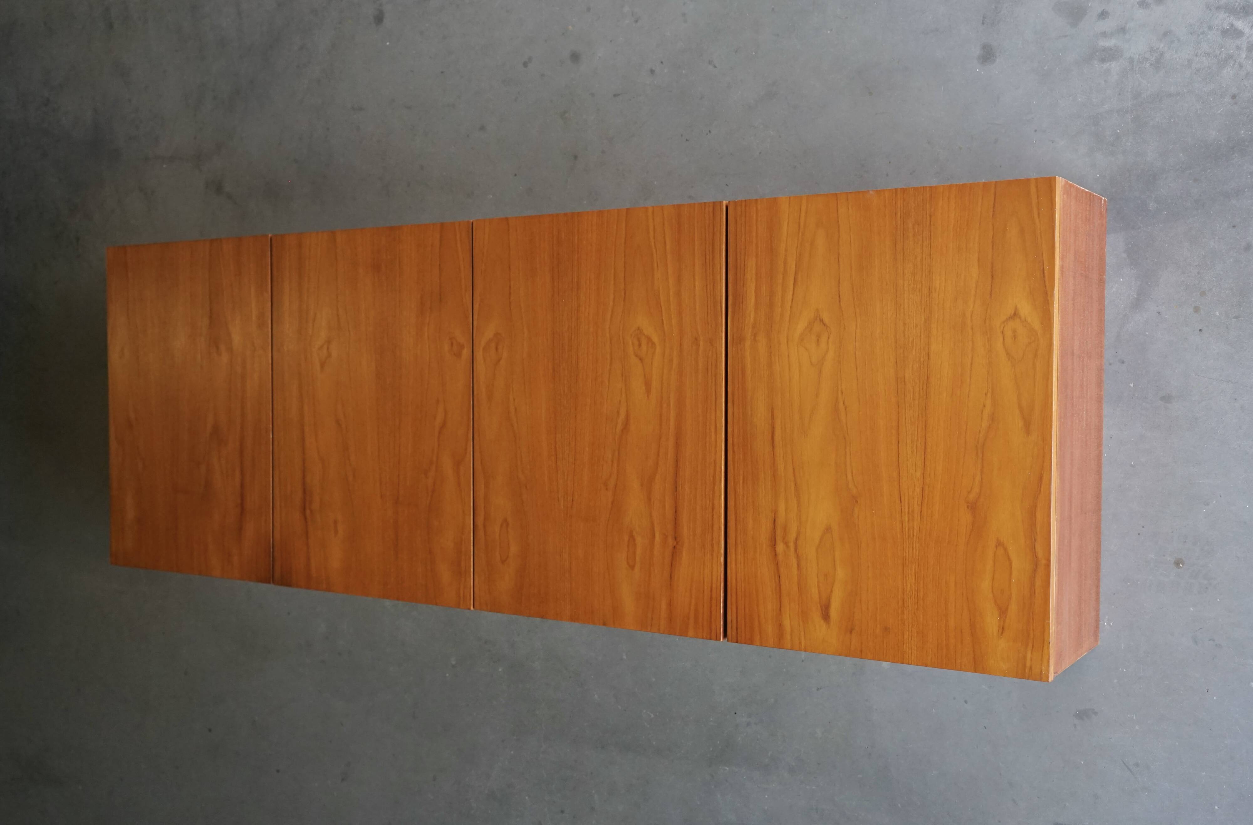 Armoire murale sur mesure par Wim Den Boon, années 1960