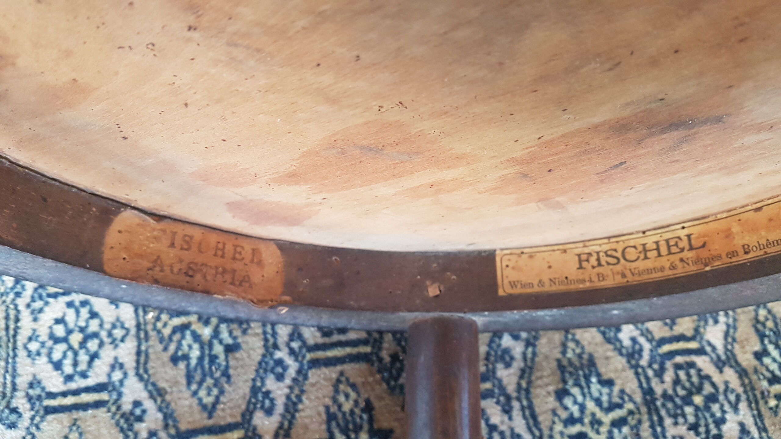 Set of 4 chairs, fischel 1900