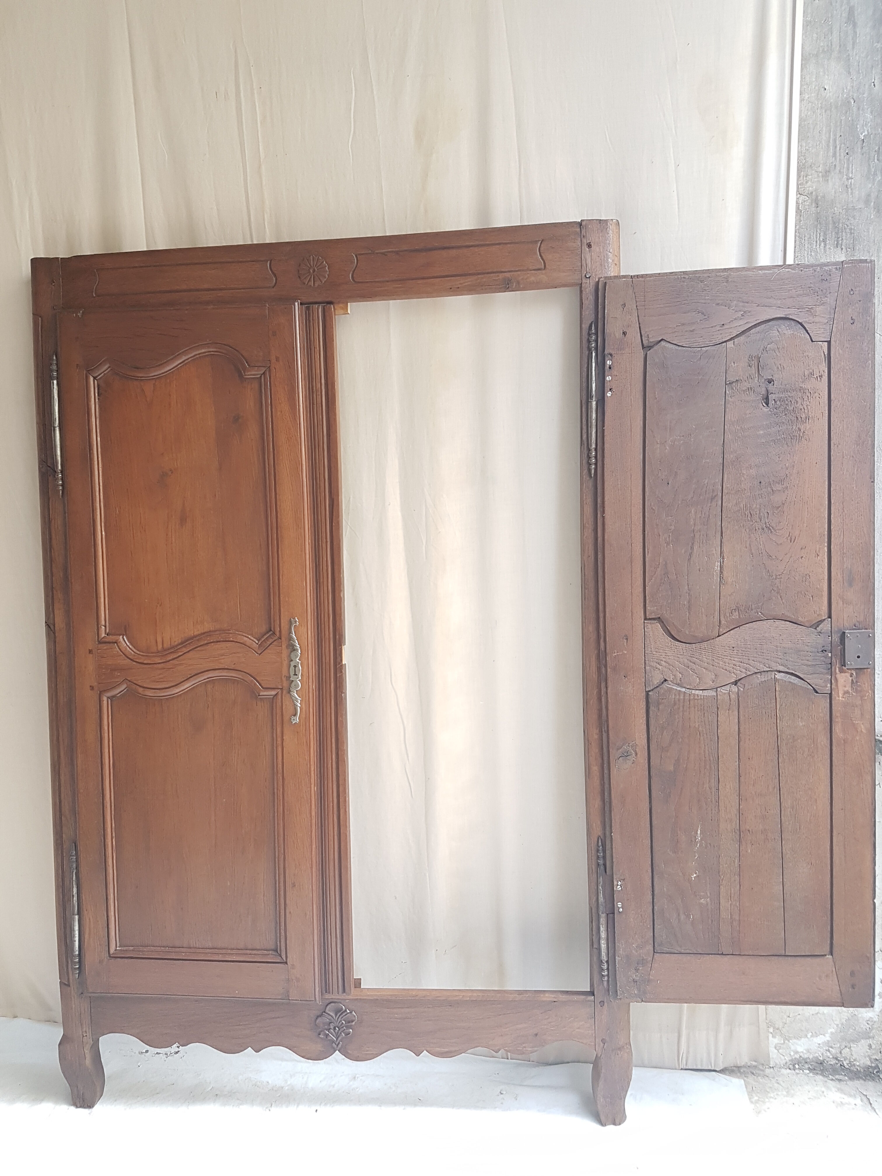 Old cabinet doors and façade