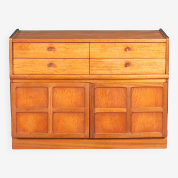 Retro Teak 1960s Nathan Squares Sideboard