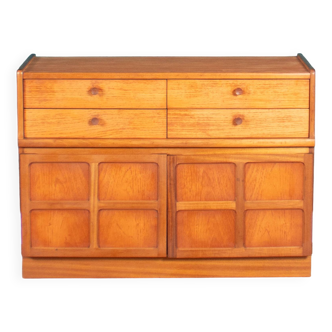 Retro Teak 1960s Nathan Squares Sideboard