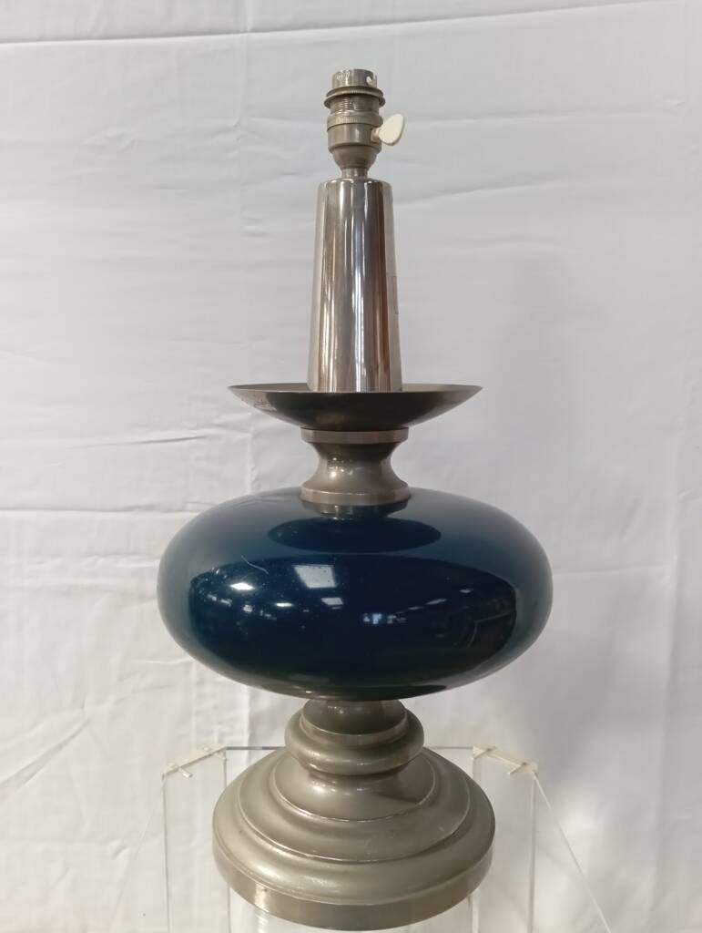 Philippe Barbier metal lamp from the 70s