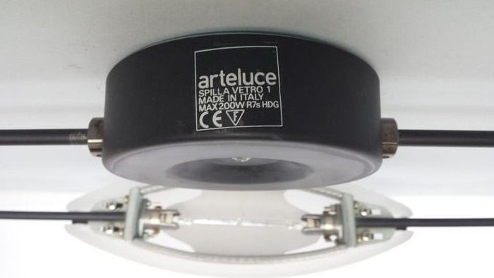 Applique Spilla Vetro-Luciano Pagani pour Arteluce