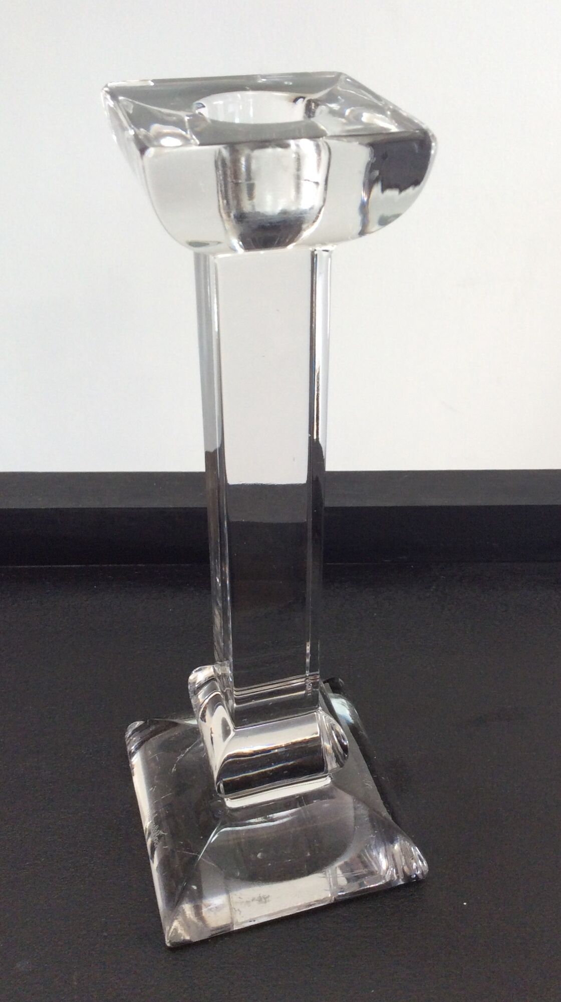 Villeroy &Boch crystal torch candle holder