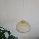 Suspension abat-jour Art Déco jaune clair
